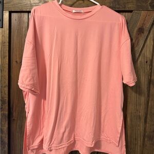 Pink Oversized Maternity Lounge / Pajamas Set